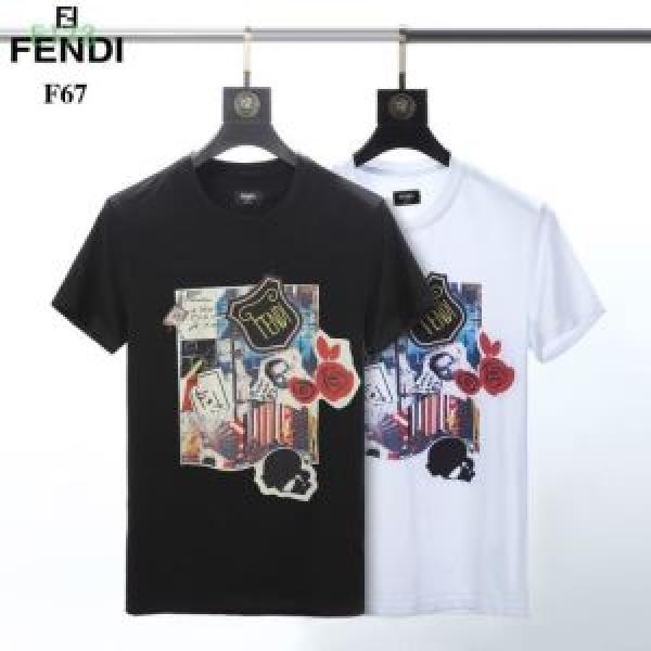 さわやか夏スタイル新品 半袖Tシャツ  フェンディ2026年春夏シーズンの人気  FENDI 2色可選 今シーズン注目のデザイン