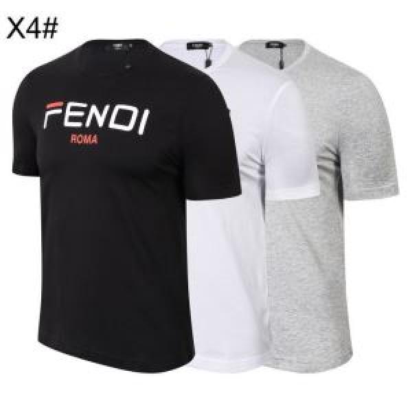 3色可選 季節感をプラス人気商品 半袖Tシャツ  2026春夏も引き続きトレンドフェンディ FENDI 春夏シンプルファッションでOK！