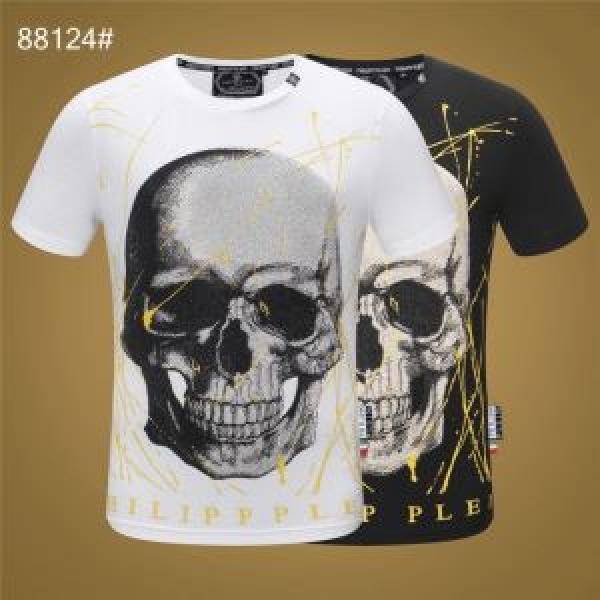 PHILIPP PLEIN Tシャツ/半袖今期注目のブランドトレンド  2色可選フィリッププレイン 2026春夏は人気定番