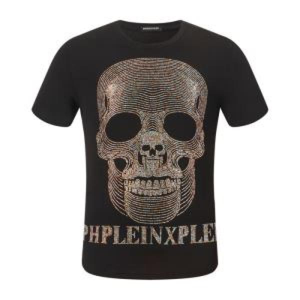 2026年春夏シーズンの人気 Tシャツ/半袖 夏に良く似合うちょっと新品 フィリッププレイン PHILIPP PLEIN