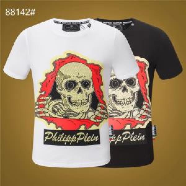 夏らしい季節感  Tシャツ/半袖 PHILIPP PLEIN 今流行りの最新コレクション 2色可選フィリッププレイン 2026SS