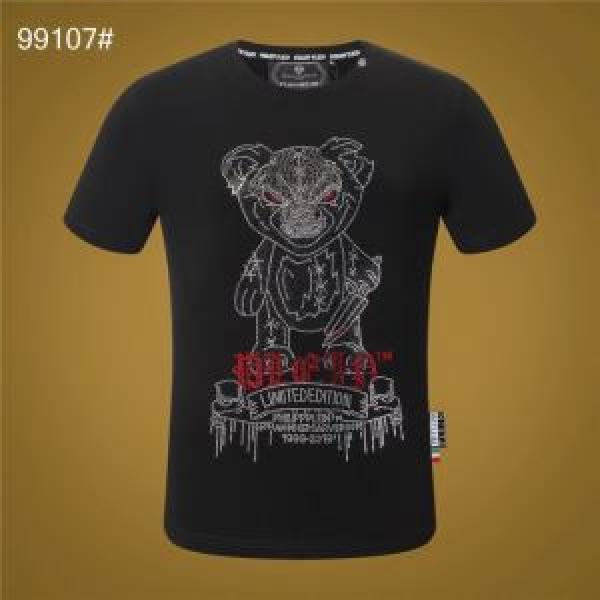 PHILIPP PLEIN 今風の着こなし新品 Tシャツ/半袖 フィリッププレイン 2026春夏は人気定番