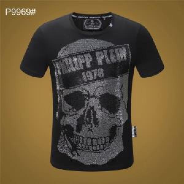 特に夏は人気アイテム PHILIPP PLEINリラックス感のあるゆったり  Tシャツ/半袖 フィリッププレイン