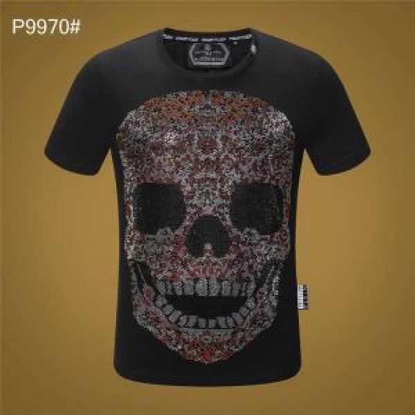 Tシャツ/半袖 2026SS 主張性もカジュアルさフィリッププレイン絶妙にオシャレ人気アイテム PHILIPP PLEIN