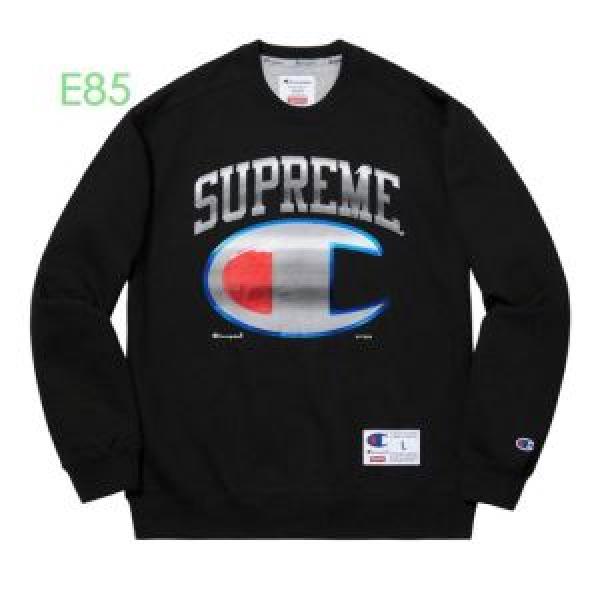 Supreme x Champion  Chrome Crewneck 2色可選 プルオーバーパーカー  2026秋冬流行ファション