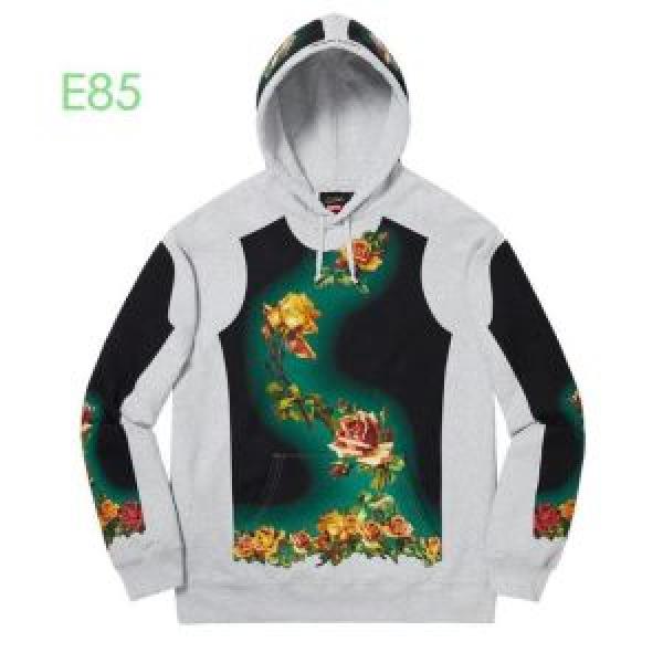 もちろん相性抜群 Supreme x Jean Paul Gaultier Floral Print Hooded Sweatshirt   2色可選  パーカー