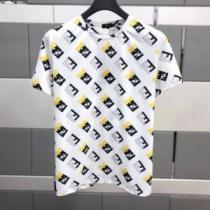 3色可選 夏の大人カジュアルスタイル 半袖Tシャツ  フェンディ FENDI  ...