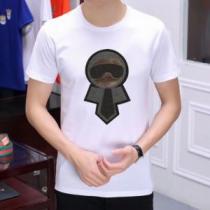 風通しの良いフレア 半袖Tシャツ  今旬のシルエットバランス フェンディ FEN...