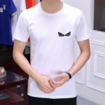 魅力的なカラー使い 2色可選 半袖Tシャツ  フェンディ FENDI 2026春...