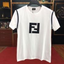 フェンディ FENDI 素敵なスタイルで夏の定番 半袖Tシャツ  3色可選 通勤...