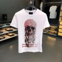 PHILIPP PLEIN Tシャツ/半袖  2色可選 夏に良く似合うちょっと新...