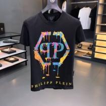 今風の着こなし新品 Tシャツ/半袖PHILIPP PLEIN 夏に良く似合うちょ...