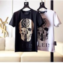 主張性もカジュアルさ  Tシャツ/半袖 PHILIPP PLEIN  2色可選フ...