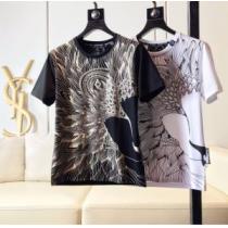 夏に良く似合うちょっと新品 Tシャツ/半袖  2色可選フィリッププレイン PHI...
