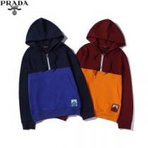 プラダ PRADA パーカー 2色可選 2026春夏も引き続きトレンド 今年春夏ファション流行り