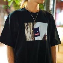 2026秋断然ブランド推し 3色可選  Tシャツ/半袖   もちろん相性抜群Supreme 19FW Banner Tee