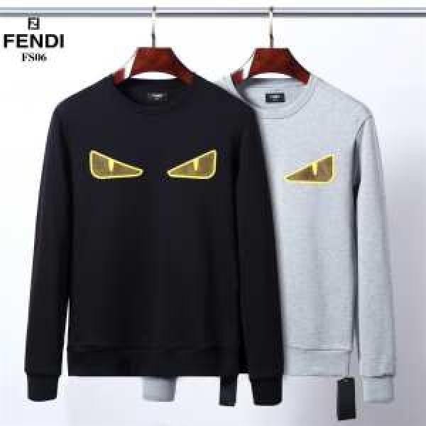 更にトレンドが急上昇中 【2026秋冬】今きてる最先端ブランド フェンディ FENDI プルオーバーパーカー 2色可選
