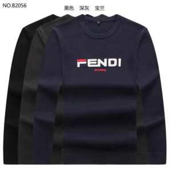 人気ブランドの秋冬新色 2026秋冬トレンドアイテム フェンディ FENDI プルオーバーパーカー 3色可選