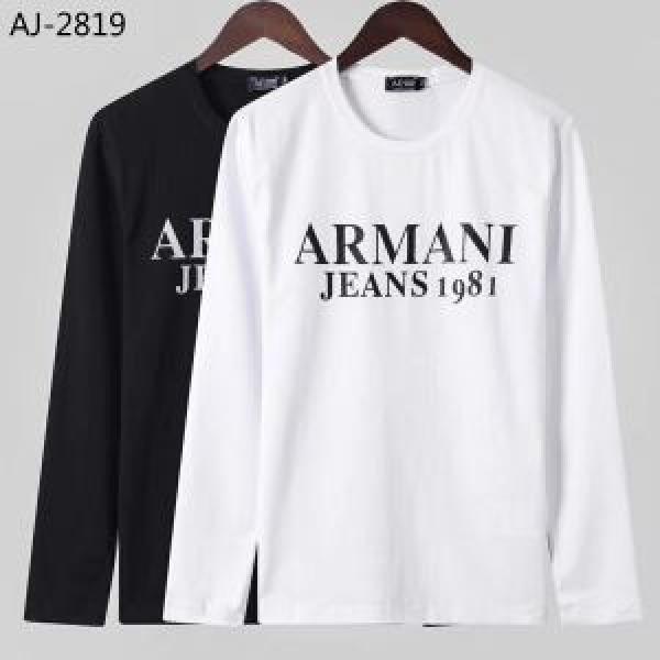 2色可選 長袖Tシャツ アルマーニ ARMANI【2026秋冬トレンド】押さえておきたい 支持率が高い秋冬最新作