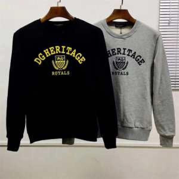 ドルガバ スウェットシャツ ジャージー ヘリテージプリントメンズコーデ おすすめDolce&Gabbana パーカーG9QI1TFU7DUN0000