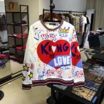 愛用者が多い定番スウェットシャツKINGプリント パーカーDolce&Gabba...