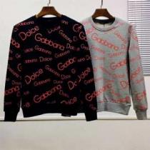 極力暖かさDolce&Gabbana スウェットシャツメンズ D&Gオールオーバ...
