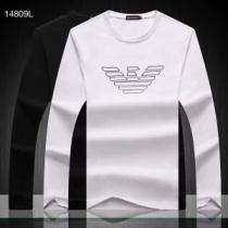毎日はちょっとイイ秋冬新品 アルマーニ ARMANI 長袖Tシャツ 2色可選 速...