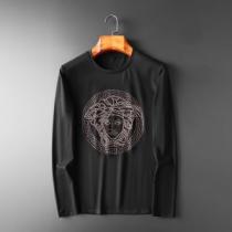 長袖Tシャツ 2色可選 ヴェルサーチ VERSACE 秋こそ楽しめるアイテム 2...