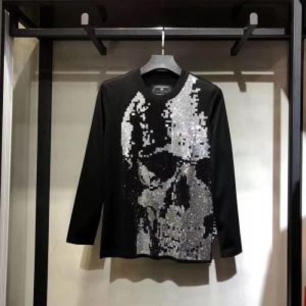 長袖/Tシャツ 秋冬の季節にぴったりの高機能新作  PHILIPP PLEIN 2026秋冬活躍人気定番新作 フィリッププレイン