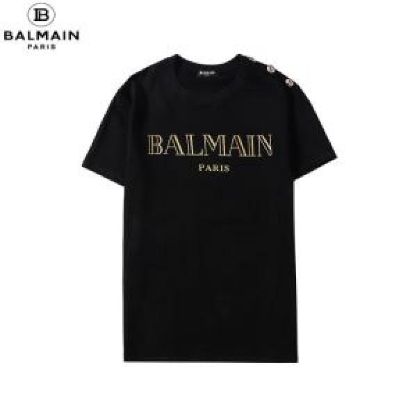 半袖Tシャツ2色可選　 確定となる上品 バルマン BALMAIN 20SSトレンド