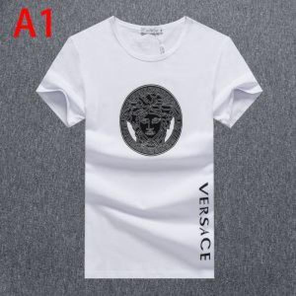 半袖Tシャツ 3色可選 オススメのアイテムを見逃すな ヴェルサーチ VERSACE コーデの完成度を高める