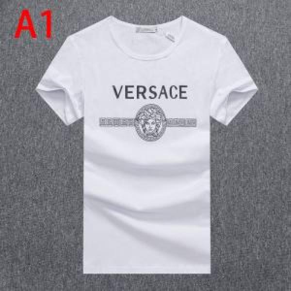 3色可選 ヴェルサーチこの時期の一番人気は  VERSACE ストリート感あふれ 半袖Tシャツ 2026モデル
