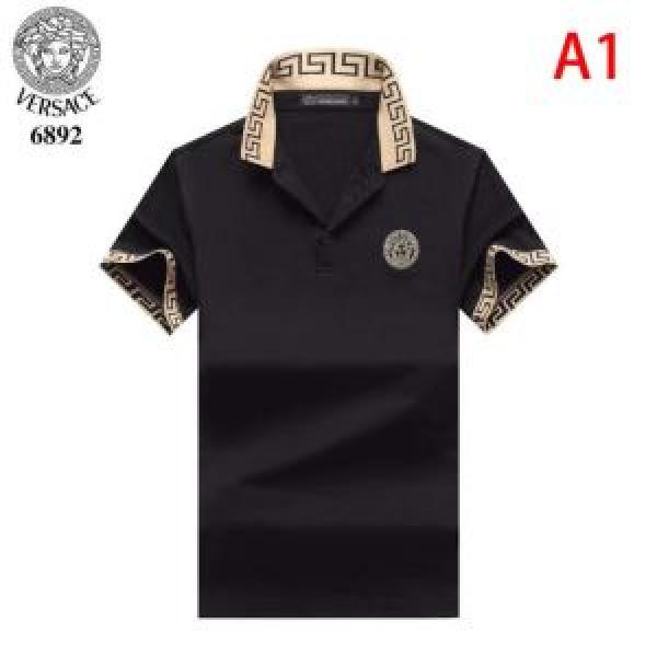 ヴェルサーチ 多色可選 日本未入荷カラー VERSACE 注目を集めてる 半袖Tシャツ 20SSトレンド
