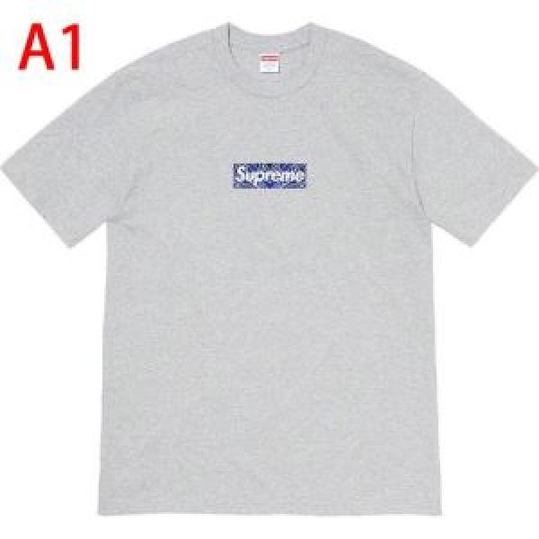 トレンド最先端のアイテム 多色可選  Tシャツ/半袖 Supreme 19FW Bandana Box Logo Tee 20SS☆送料込