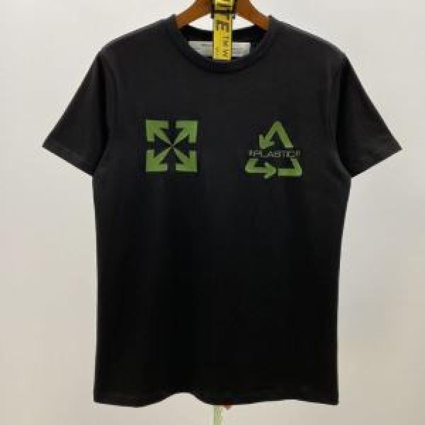限定アイテムが登場 2色可選半袖/Tシャツ 2026春新作 Off-White オフホワイト