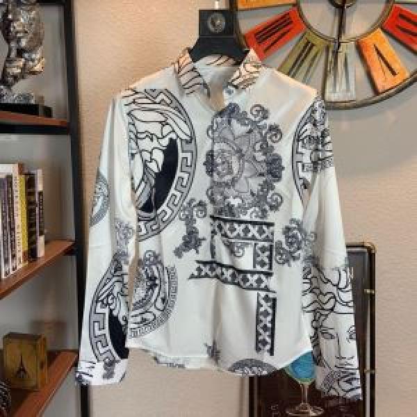 優しい着心地ヴェルサーチ シャツ コピーVERSACE BAROCCO SS'91 SILK SHIRTカジュアルシャツ絶対に着て欲しい2026 