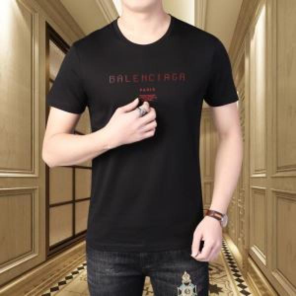 人気ランキング最高 3色可選 半袖Tシャツ 限定色がお目見え バレンシアガ BALENCIAGA 一目惚れ級に