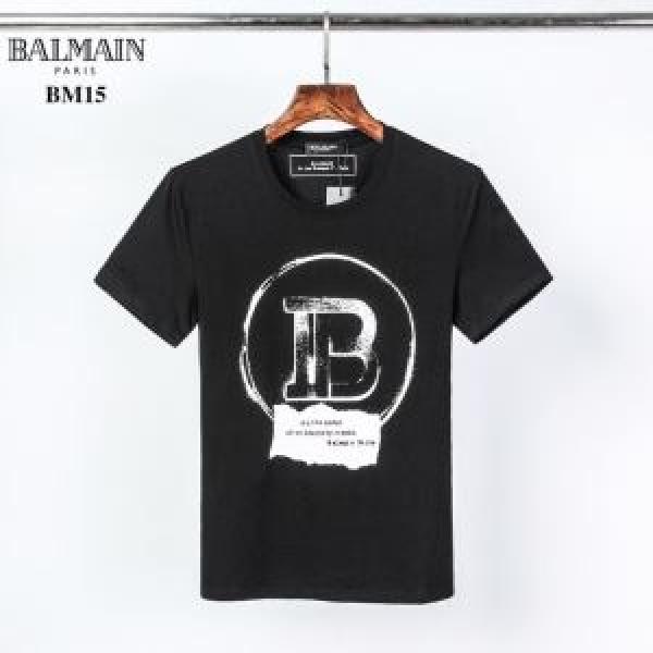 2色可選 バルマン エレガントな雰囲気 BALMAIN おしゃれな人が持っている 半袖Tシャツさらに魅力的