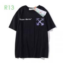 オフホワイト 2色可選 Off-White 半袖/Tシャツ春夏コレクション新品 ...