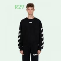 2色可選人気の高いブランド Off-White オフホワイト プルオーバーパーカ...