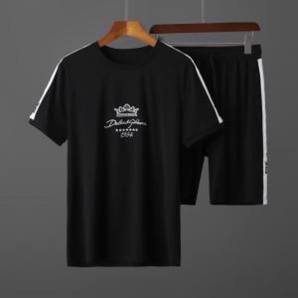 価格帯が低い ドルチェ＆ガッバーナ Dolce&Gabbana 半袖Tシャツ非常にシンプルなデザインな