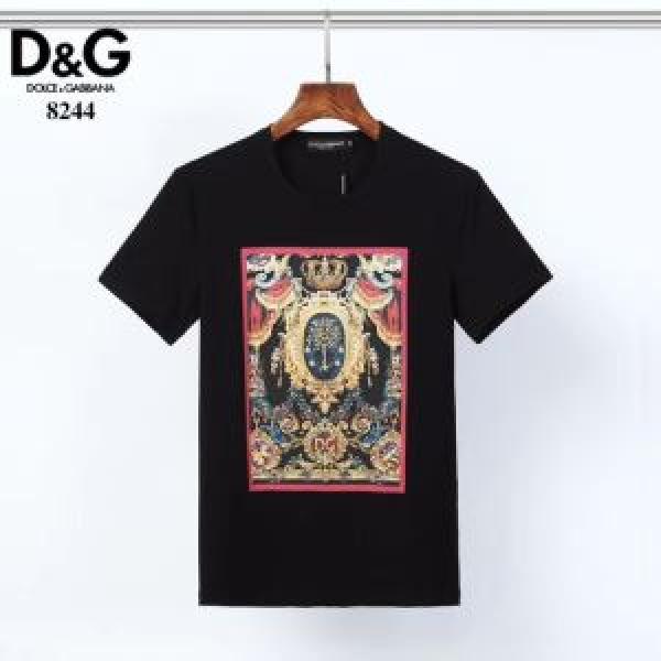 この時期の一番人気は ドルチェ＆ガッバーナ 2色可選 Dolce&Gabbana シンプルなファッション 半袖Tシャツ