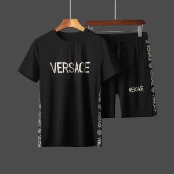 2026年春新作ヴェルサーチ ｔシャツ コピーVERSACEコレクション 優質な生地 スウェットセットアップ上下着 カジュアル