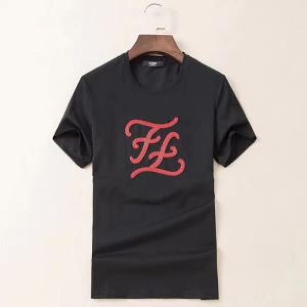 コーデの完成度を高める 半袖Tシャツ 3色可選 お手頃プライス フェンディ FENDI さらに魅力的
