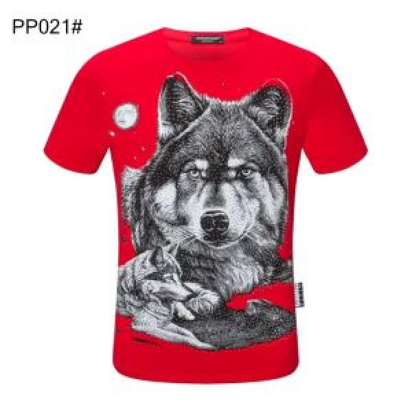 日本未入荷カラー 半袖Tシャツ多色可選  海外でも大人気 フィリッププレイン PHILIPP PLEIN上品に着こなせ