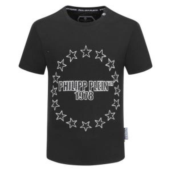 2色可選 この時期の一番人気は フィリッププレイン PHILIPP PLEIN シンプルなファッション 半袖Tシャツ