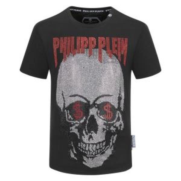 フィリッププレイン 2色可選 飽きもこないデザイン PHILIPP PLEIN 差をつけたい人にもおすすめ 半袖Tシャツ
