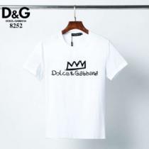 人気ランキング最高 2色可選 半袖Tシャツ 新作が見逃せない ドルチェ＆ガッバーナ Dolce&Gabbana