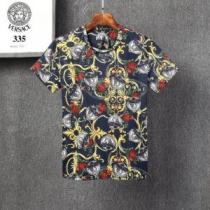 VERSACEコレクション ヴェルサーチ コピー Ｔシャツ サイズ感 カジュアル プリントデザイン2026年の夏のマスト メンズ トップス
