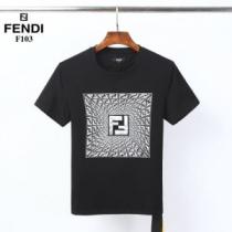非常にシンプルなデザインな 半袖Tシャツ2色可選  価格帯が低い フェンディ FENDI